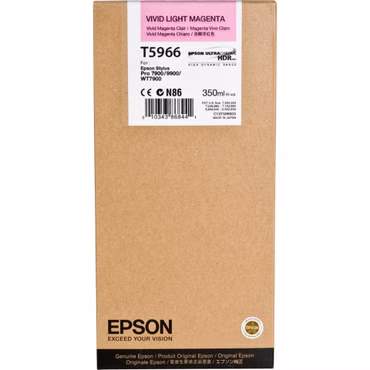 Epson Tintenpatrone vivid light magenta T 596 350 ml T 5966