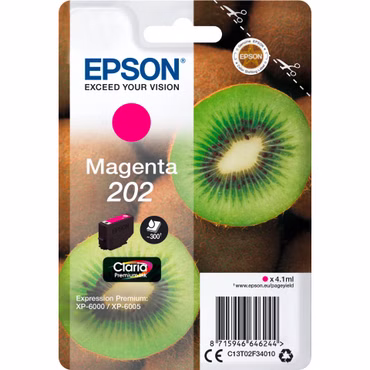 Epson Tintenpatrone magenta Claria Premium 202 T 02F3