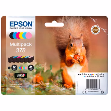 Epson Multipack Claria Photo HD T 378 (6 Farben) T 3788