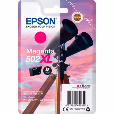 Epson Tintenpatrone magenta 502 XL T 02W3