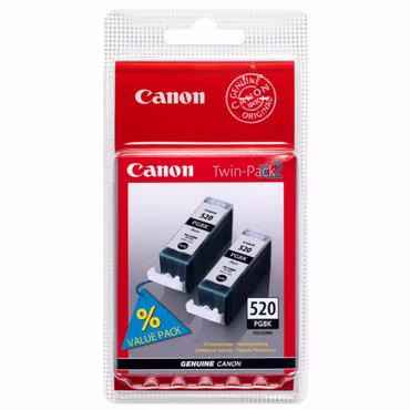 Canon PGI-520 BK Twin Pack schwarz