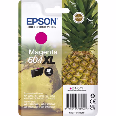Epson Tintenpatrone magenta 604 XL T 10H3