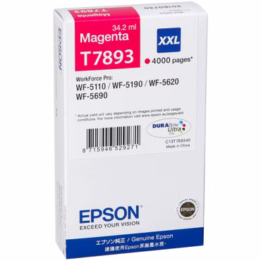Epson DURABrite Ultra Ink XXL Tintenpatrone magenta T 7893