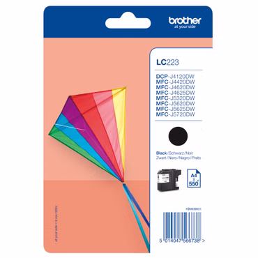 Brother LC-223 BK schwarz