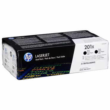 HP Toner CF 400 XD Doppelpack schwarz No. 201 X