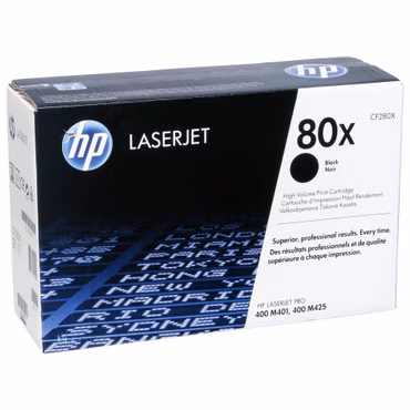 HP Toner CF 280 X schwarz No. 80