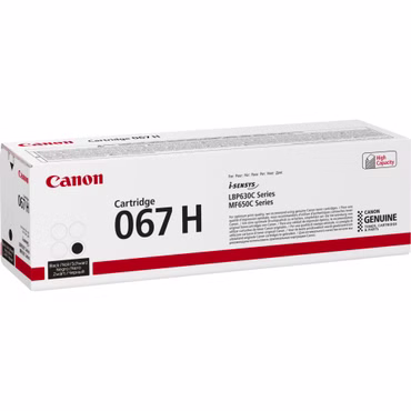 Canon Toner Cartridge 067 H BK schwarz