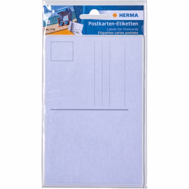 Herma Postkarten-Etiketten weiß 95x145 10 Blatt 7758