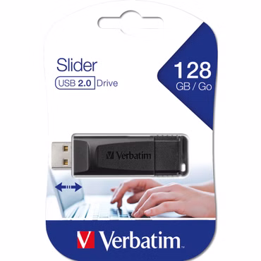 Verbatim Store n Go Slider 128GB USB 2.0 49328
