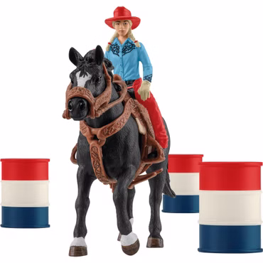 Schleich Farm World 42576 Barrel Racing mit Cowgirl