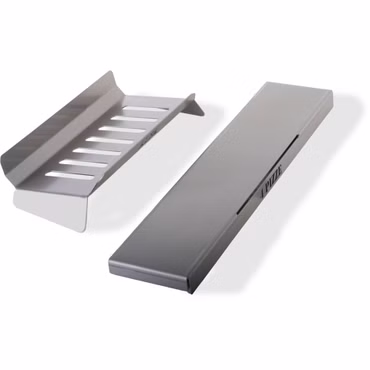 Alfa Forni Kit Hybrid 1 Pizza (Moderno) Edelstahl