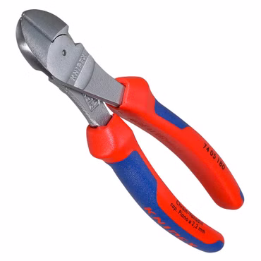 KNIPEX Kraft-Seitenschneider atramentiert 180 mm