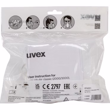 uvex silv-Air class.2200 FFP2 3x