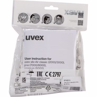 uvex silv-Air class.3210 FFP2 3x