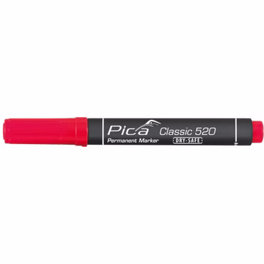 Pica Permanentmarker 1-4mm, Rund spitze, rot