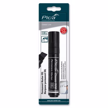 Pica Permanentmarker 4-12mm Keilspitze, schwarz / SB