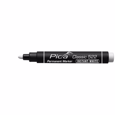 Pica Permanentmarker INSTANT white, Rundspitze 1-4mm
