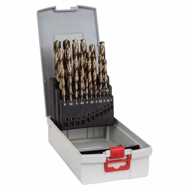 Bosch Metallbohrer-Set HSS-Co mit Box 25 tlg. 1,0-13,0 mm