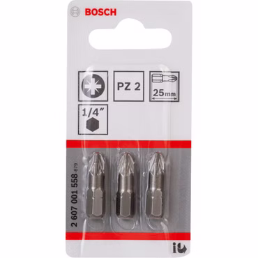 Bosch 3ST PZ Kreuzs.Bit Gr.2 XH 25mm
