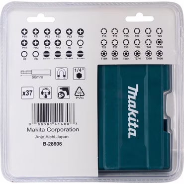 Makita B-28606 Bit-Set 37tlg