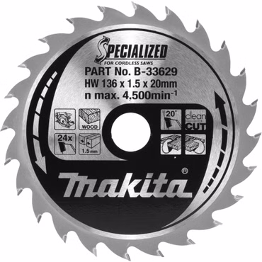 Makita B-33629 SPECIALIZED Sägeb.136x20x24Z