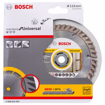 Bosch Diamanttrennscheibe 115x22,23 Stnd. Universal Speed
