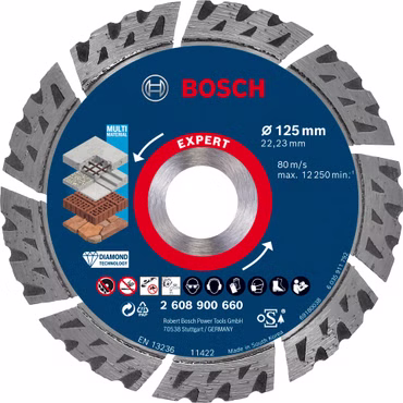 Bosch DIA TS MultiMat 125x22.23 x2.2x12 EXPERT