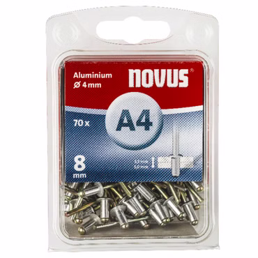 NOVUS Blindniete A 4 X 8 ALU 70ST
