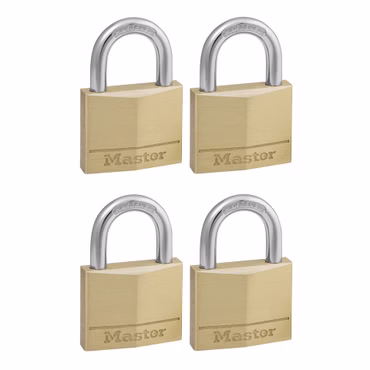 Master Lock Vorhängeschloss 4er Set (50mm) 150EURQNOP