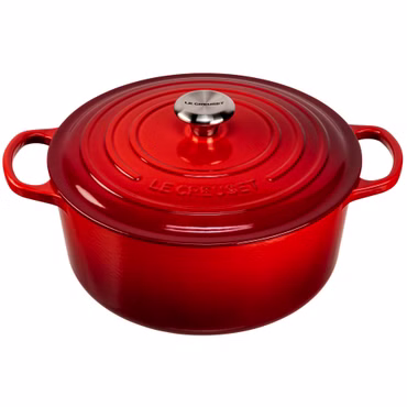 Le Creuset Signature Bräter rund 28 cm kirschrot