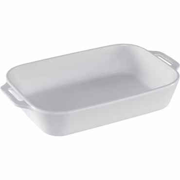 Staub Auflaufform Keramik, weiß, 34x24cm