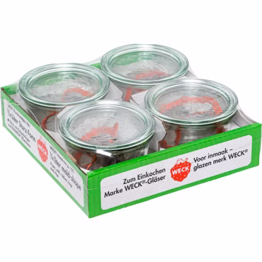 WECK Sturzglas 0,25l 4er Pack