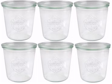 WECK Sturzglas 580ml 6er Pack