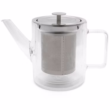 Bredemeijer Teekanne San Remo 1,0l doppelwandiges Glas 165024