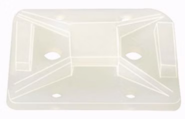 Hellermann TY8G1S-PA66-NA(100) Klebesockel 32x25mm natur 151-11819