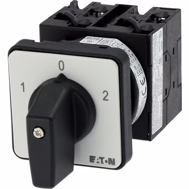 EATON T0-3-8401/E Wendeschalter 091047 Kont5 20A 1-0-2 45° rastend Einbau