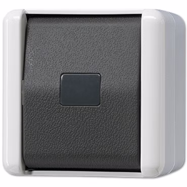 JG APWG WG 800 1-pol. Taster 833W Wechsler grau/anthrazit