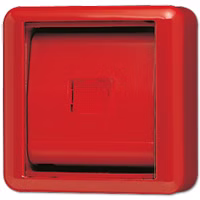 JG APWG 800 AP Abdeckung 860WGLRT mit Glasscheibe rot