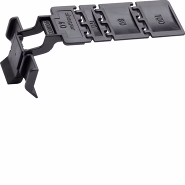 Hager Klammer Polystyrol zu BA7CLIP Verdrahtungskanal BA7/HA7 ab Breite 40mm