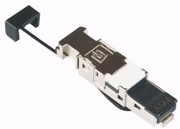 Metz E-DAT Industry IP20 1401405012-I field plug black Cat6