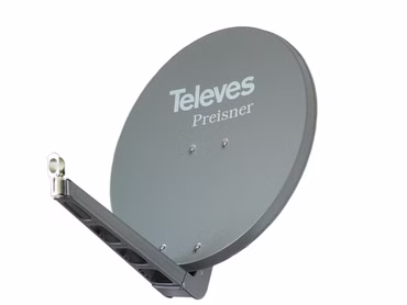 Televes SAT-Spiegel graphit S85QSD-G OSD-Line BxH85x95cm Feedarm klappbar