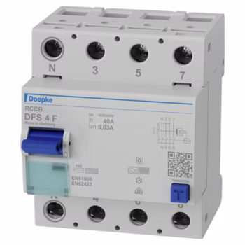 DOEP Fi-Schutzschalter DFS4-040-4/0,03-F Mischfrequenzsens. Typ F 09134820