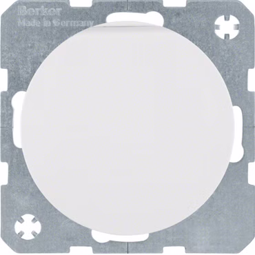 Berker Steckdose SCHUKO m. 47512089 Klappdeckel R.1/R.3 polarweiß, glänzend