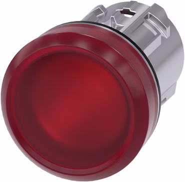 Siemens 3SU10516AA200AA0 Leuchtmelder 22mm rund rot Linse glatt
