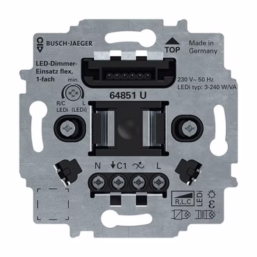 BJ LED-Tastdimmer-Einsatz flex 64851 U