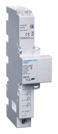 Hager Kombiableiter T1+T2+T3 4P SPA801Z Iimp 12,5kA TT/TNS