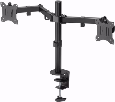 Goobay Doppel-Monitorhalterung Basic Flex 17-32z 2x8kg