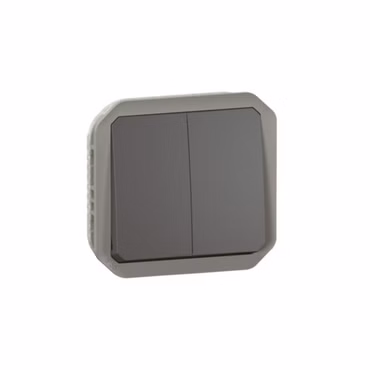 Legrand 069805L Plexo New Einsatz Doppelwechselsch 10AX/Taster 10A SL IK08