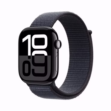 Apple Watch 10 46mm GPS+4G Alu Sport Loop diamantschwarz/tinte