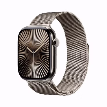 Apple Watch 10 46mm GPS+4G Titan Milanaise S/M natur/natur